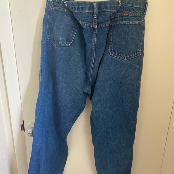 Rustler Blue Relaxed Fit Jeans Classic Denim - Picture 5 of 6